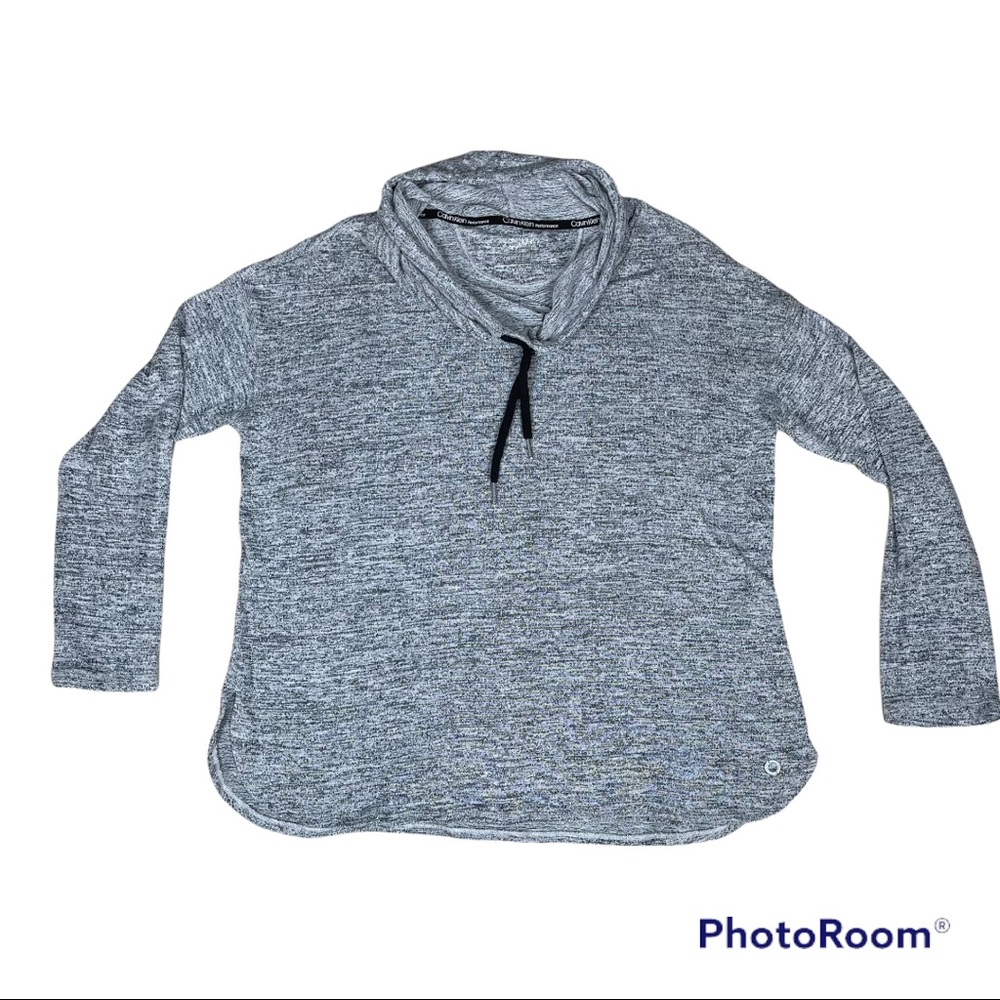 Calvin Klein Performance Cowl Neck Sweatshirt/pullover Size‎ L Color Gray